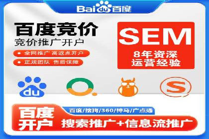 行业领先企业的网络推广与竞价经验